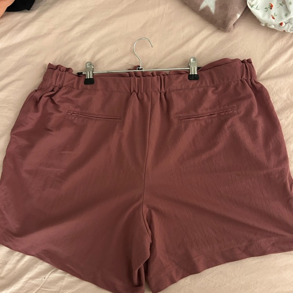 Reitmans xl women’s Pink High Waist Relaxed Fit Shorts with Drawstring - Picture 7 of 7